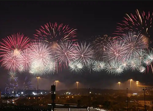 赤峰焰火晚会